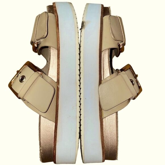 STEVE MADDEN PATE PLATFORM DOUBLE STRAP SANDALS Y2K 7.5 - Picture 3 of 5